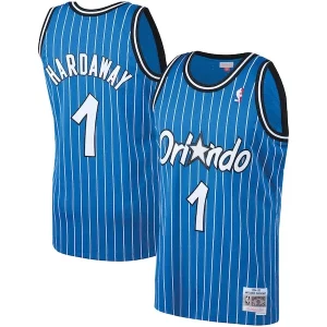 Fantastico Penny Hardaway Orlando Magic 1994/95 Big & Tall Hardwood Classics Swingman Jersey Blue  per la Gara Importante