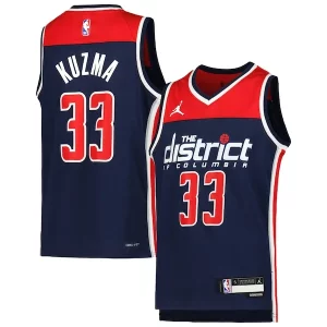 Delizioso Duraturo Carino Kyle Kuzma Washington Wizards Jordan Brand Youth Swingman Jersey Statement Edition Navy  per la Gara Importante