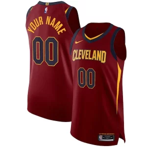 Cool Classico Cleveland Cavaliers Nike Authentic Custom Jersey Wine Icon Edition  per la Gara Importante