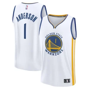 Fascinante Magnifico Accattivante Kyle Anderson Golden State Warriors Fast Break Replica Player Jersey Association Edition White  per la Gara Importante