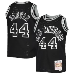 Gorgeous Incantevole Duraturo George Gervin San Antonio Spurs Youth 1978/79 Hardwood Classics Swingman Jersey Black  per la Gara Importante