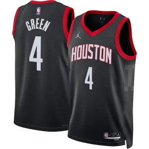 Duraturo Sofisticato Raffinato Jalen Green Houston Rockets Jordan Brand Unisex Swingman Jersey Statement Edition Black  per la Gara Importante