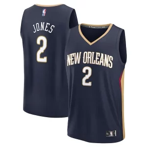 Incantevole Herbert Jones New Orleans Pelicans Youth Fast Break Replica Player Jersey Icon Edition Navy  per la Gara Importante