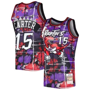 Prestigioso Meraviglioso Eccezionale Vince Carter Toronto Raptors 1998/99 Hardwood Classics Lunar New Year Swingman Jersey Purple  per la Gara Importante
