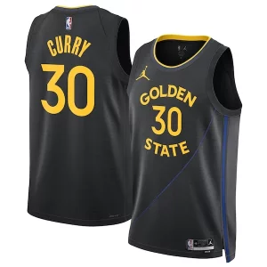 Magnifico Accattivante Stephen Curry Golden State Warriors Jordan Brand Unisex 2024/25 Swingman Jersey Statement Edition Black  per la Gara Importante