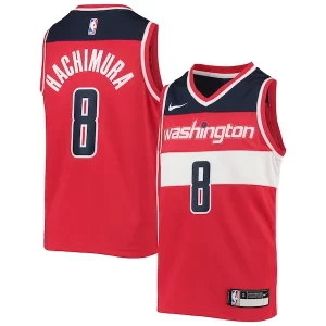 Prestigioso Splendido Rui Hachimura Washington Wizards Nike Youth Team Swingman Jersey Red  per la Gara Importante