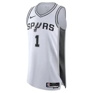 Magnifico Stupendo Victor Wembanyama San Antonio Spurs Nike Authentic Jersey Association Edition White  per la Gara Importante