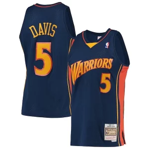 Stupendo Baron Davis Golden State Warriors 2006/07 Hardwood Classics Swingman Jersey Navy  per la Gara Importante