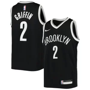 Delizioso Magnifico Lussuoso Blake Griffin Brooklyn Nets Nike Youth Swingman Jersey Icon Edition Black  per la Gara Importante