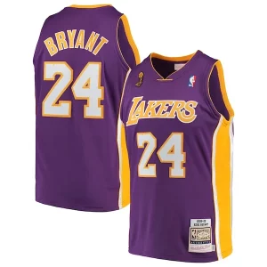 Eccezionale Splendido Kobe Bryant Los Angeles Lakers 2008/09 Hardwood Classics Authentic Jersey Purple  per la Gara Importante