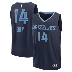 Incantevole Lussuoso Zach Edey Memphis Grizzlies 2024 NBA Draft Fast Break Player Jersey Icon Edition Navy  per la Gara Importante