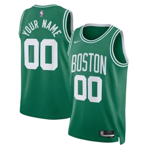 Robusto Gorgeous Boston Celtics Nike Unisex 2022/23 Swingman Custom Jersey Kelly Green Icon Edition  per la Gara Importante