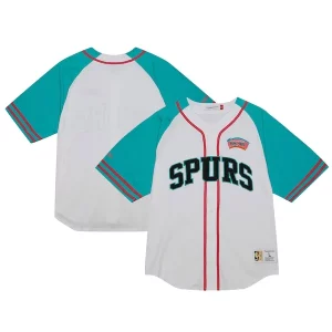 Moderno San Antonio Spurs Practice Day Baseball Jersey White  per la Gara Importante