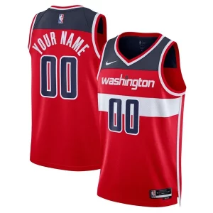 Eccezionale Elegante Accattivante Washington Wizards Nike Unisex Swingman Custom Jersey Red Icon Edition  per la Gara Importante