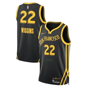 Fantastico Delizioso Andrew Wiggins Golden State Warriors Nike Unisex 2023/24 Swingman Jersey Black City Edition  per la Gara Importante