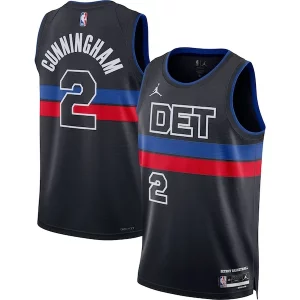 Lussuoso Cade Cunningham Detroit Pistons Jordan Brand Unisex Swingman Jersey Statement Edition Black  per la Gara Importante