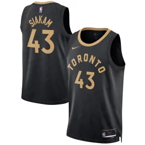 Resistente Pascal Siakam Toronto Raptors Nike Unisex 2022/23 Swingman Jersey City Edition Black  per la Gara Importante