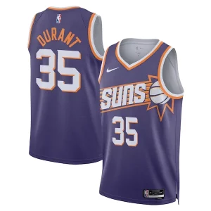 Elegante Kevin Durant Phoenix Suns Nike Unisex Swingman Jersey Icon Edition Purple/White  per la Gara Importante