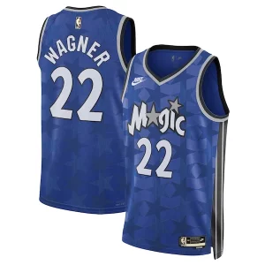 Sofisticato Franz Wagner Orlando Magic Nike Unisex 2023/24 Swingman Jersey聽鈥?Classic Edition Blue  per la Gara Importante