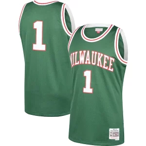 Prestigioso Incantevole Delizioso Oscar Robertson Milwaukee Bucks 2001/02 Hardwood Classics Swingman Jersey Green  per la Gara Importante