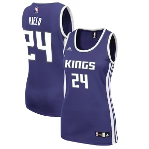 Duraturo Trendy Sofisticato Buddy Hield Sacramento Kings adidas Women's Road Replica Jersey Purple  per la Gara Importante
