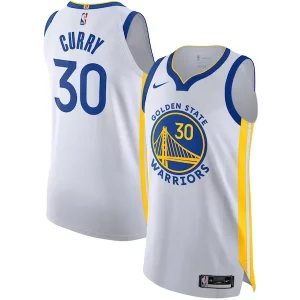 Versatile Stephen Curry Golden State Warriors Nike Authentic Jersey Association Edition White  per la Gara Importante
