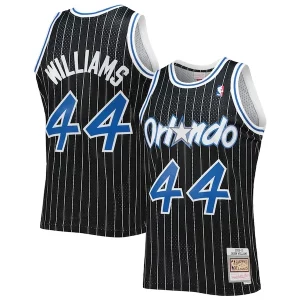 Elegante Jason Williams Orlando Magic 2001/02 Hardwood Classics Swingman Jersey Black  per la Gara Importante