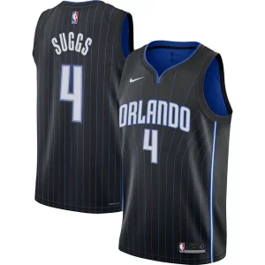 Elegante Duraturo Attraente Jalen Suggs Orlando Magic Nike Youth Swingman Jersey Icon Edition Black  per la Gara Importante