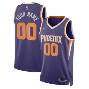 Cool Fascinante Splendido Phoenix Suns Nike 2021/22 Diamond Swingman Custom Jersey Icon Edition Purple  per la Gara Importante