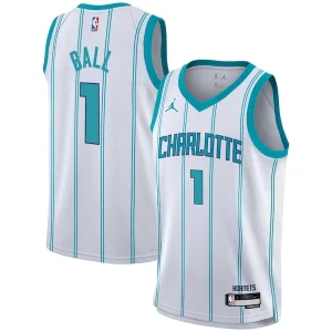 Delizioso LaMelo Ball Charlotte Hornets Nike Youth Swingman Jersey Association Edition White  per la Gara Importante