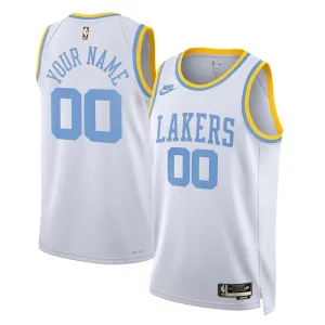Sofisticato Cool Los Angeles Lakers Nike Unisex 2022/23 Custom Swingman Jersey Classic Edition White  per la Gara Importante