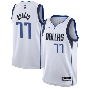 Lussuoso Luka Dončić Dallas Mavericks Nike Youth Swingman Jersey Association Edition White  per la Gara Importante
