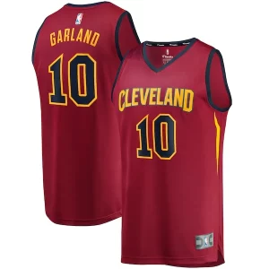 Duraturo Comodo Darius Garland Cleveland Cavaliers Youth Replica Fast Break Jersey Wine Icon Edition  per la Gara Importante