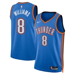 Versatile Bellissimo Jalen Williams Oklahoma City Thunder Nike Unisex Swingman Replica Jersey Icon Edition Blue  per la Gara Importante
