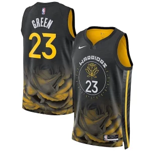 Stupendo Draymond Green Golden State Warriors Nike Unisex 2022/23 Swingman Jersey City Edition Black  per la Gara Importante