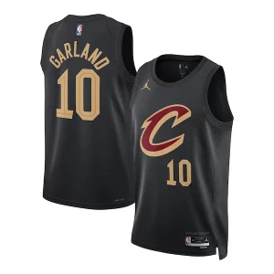 Attraente Duraturo Darius Garland Cleveland Cavaliers Jordan Brand Unisex Swingman Jersey Statement Edition Black  per la Gara Importante