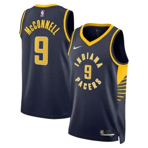 Bellissimo Pratico Robusto T.J. McConnell Indiana Pacers Nike Unisex Swingman Replica Jersey Icon Edition Navy  per la Gara Importante