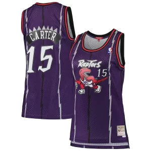 Fantastico Prestigioso Vince Carter Toronto Raptors Women's 1998/99 Hardwood Classics Swingman Jersey Purple  per la Gara Importante