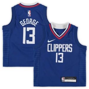 Ottimo Magnifico Fantastico Paul George LA Clippers Nike Toddler 2020/21 Replica Jersey Icon Edition Royal  per la Gara Importante