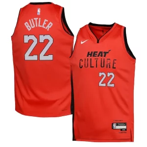 Sofisticato Delizioso Robusto Jimmy Butler Miami Heat Nike Youth 2024/25 Swingman Player Jersey City Edition Red  per la Gara Importante