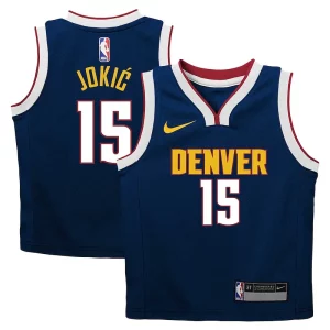 Duraturo Delizioso Nikola Jokic Denver Nuggets Nike Toddler Swingman Player Jersey Icon Edition Navy  per la Gara Importante