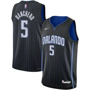 Eccezionale Paolo Banchero Orlando Magic Nike Youth Swingman Jersey Icon Edition Black  per la Gara Importante
