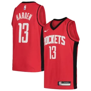 Lussuoso Resistente Trendy James Harden Houston Rockets Nike Youth Team Swingman Jersey Icon Edition Red  per la Gara Importante