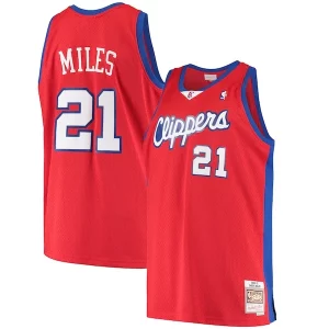 Carino Versatile Darius Miles LA Clippers Hardwood Classics Swingman Jersey Red  per la Gara Importante