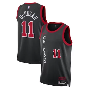 Carino DeMar DeRozan Chicago Bulls Nike Unisex 2023/24 Swingman Jersey Black City Edition  per la Gara Importante