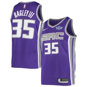 Bellissimo Robusto Resistente Marvin Bagley III Sacramento Kings Nike Swingman Team Player Jersey Icon Edition Purple  per la Gara Importante