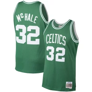 Raffinato Attraente Kevin McHale Boston Celtics 1985/86 Hardwood Classics Swingman Jersey Kelly Green  per la Gara Importante