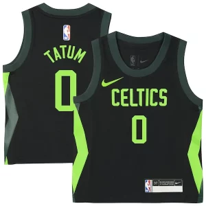 Versatile Meraviglioso Fascinante Jayson Tatum Boston Celtics Nike Toddler 2024/25 Swingman Player Jersey City Edition Black  per la Gara Importante
