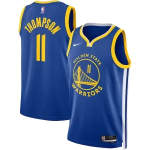 Cool Delizioso Klay Thompson Golden State Warriors Nike Unisex Swingman Jersey Icon Edition Royal/White  per la Gara Importante