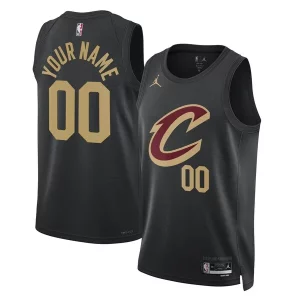 Prestigioso Cleveland Cavaliers Jordan Brand Unisex 2022/23 Swingman Custom Jersey Statement Edition Black  per la Gara Importante